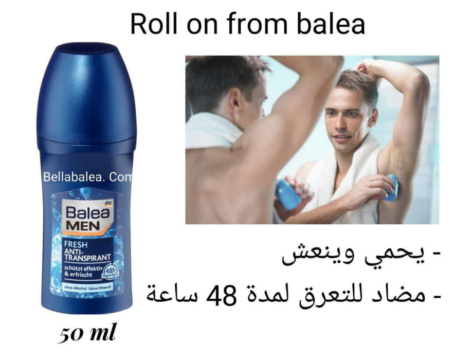 Balea Men Fresh Antitranspirant Deo Roll-on fresh, 50 ml , 48 Hours