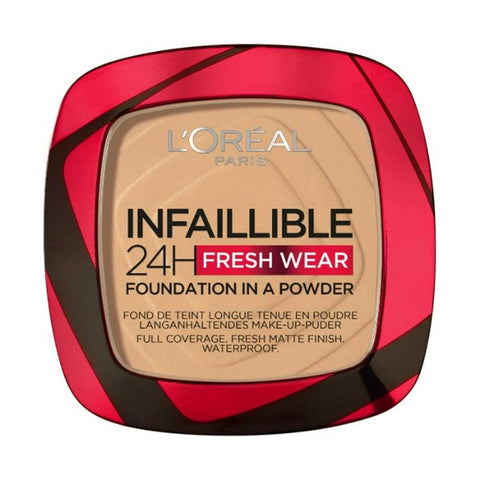 L'Oreal Paris Infallible Fresh Wear Foundation in a Powder, Up to 24 Hour Wear, 200 Goden Sand ( Pre-order )
