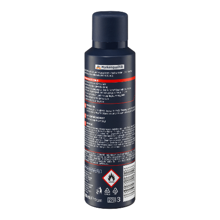 Balea Men Fresh Extra Dry Antitranspirant Deodorant Spray, 200 ml , 48 Hours
