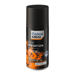 Balea Deodorant Men Body Spray Deep Sensation, 150 ml , 0 Aluminum 24 Hours
