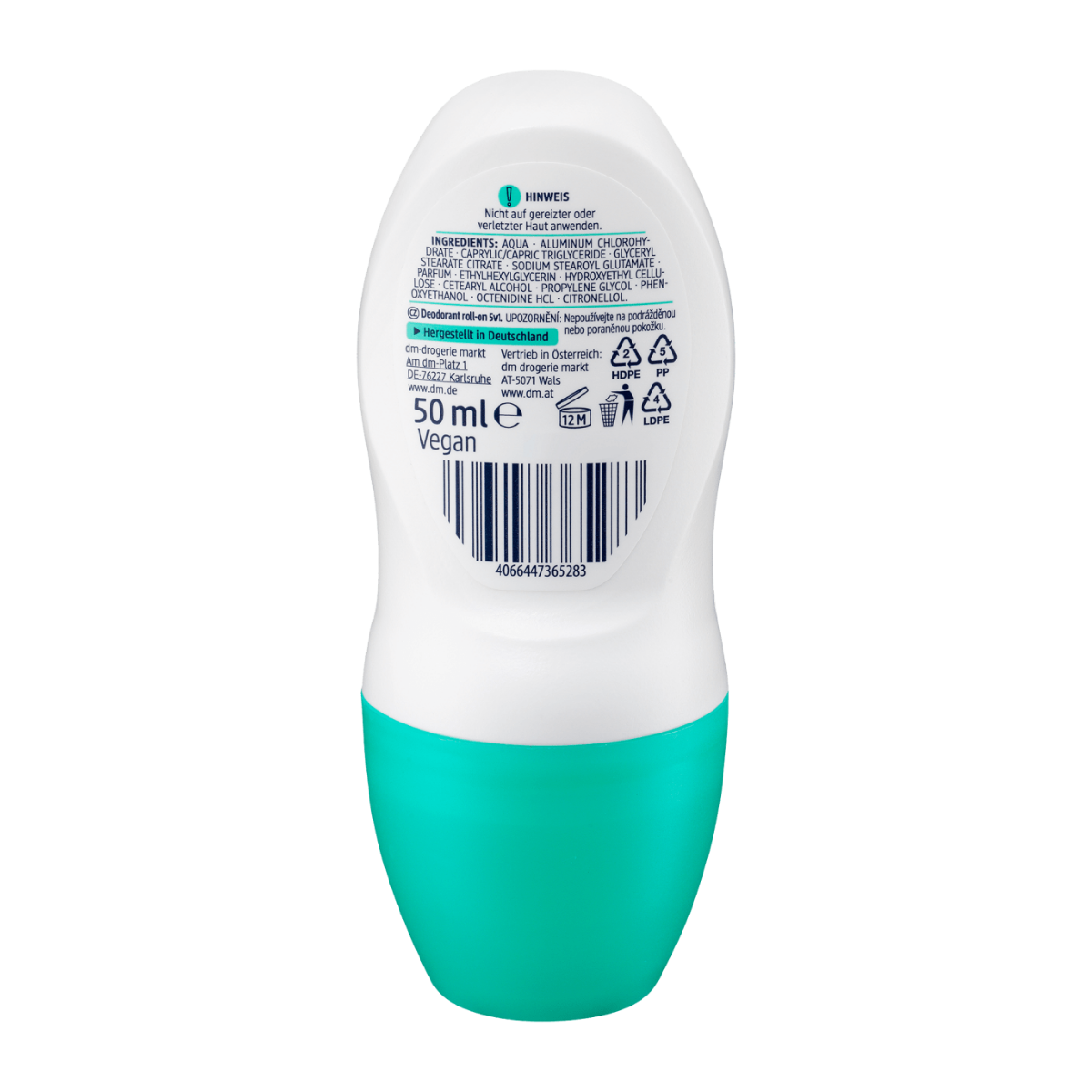 Balea Anti Transpirant 5 In 1 Protection Roll On , 50 ml  , 48 Hours