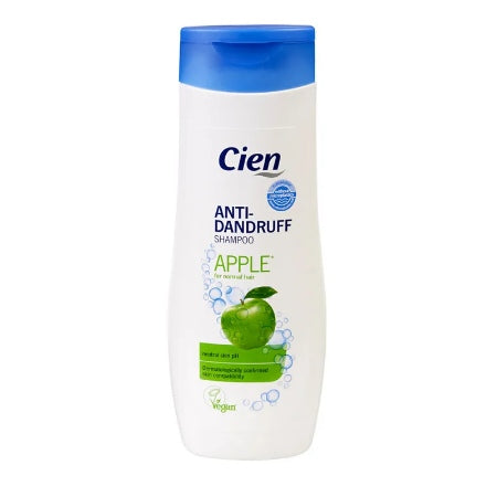 Cien Anti- Dandruff Shampoo Apple For Normal Hair PH Neutral For The Skin Dermatologically Tested شامبو ضد القشره