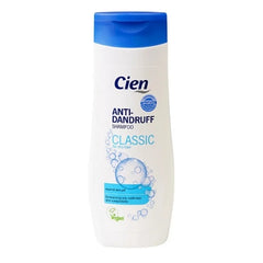 Cien Anti- Dandruff Shampoo Classic  For Dry Hair PH Neutral For The Skin Dermatologically Tested شامبو ضد القشره