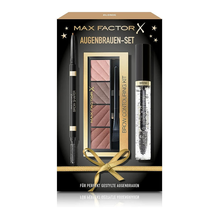 Max Factor Eyebrow Set ( Brow Shaper , Brow Contouring Kit & Natural Brow Styler )