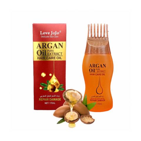 Love JoJo  Argan Oil Pure Extract Hair Care Oil Repair Damage (170ML )