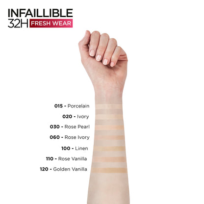 L'Oréal Paris Infallible 32H Fresh Wear Foundation 130 True Beige ( SPF25 + Vitamin C )