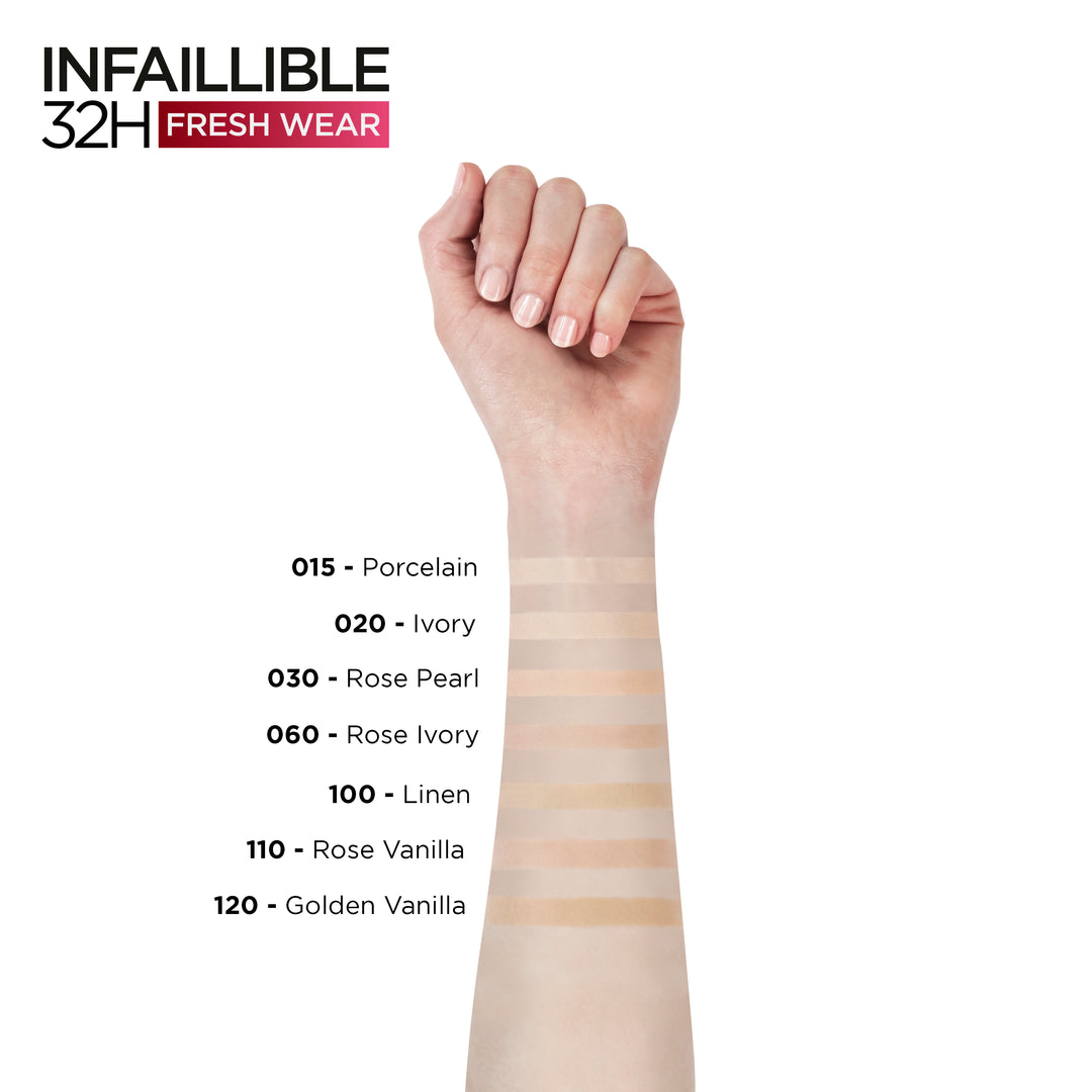 L'Oréal Paris Infallible 32H Fresh Wear Foundation 140 Golden Beige ( SPF25 + Vitamin C )