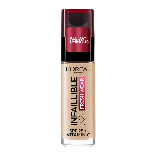 L'Oréal Paris Infallible 32H Fresh Wear Foundation 130 True Beige ( SPF25 + Vitamin C )