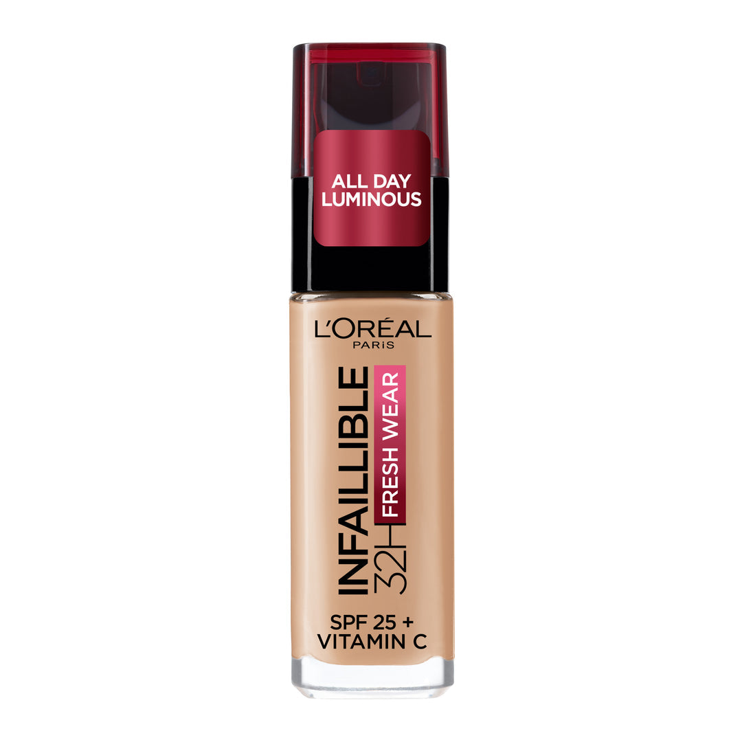 L'Oréal Paris Infallible 32H Fresh Wear Foundation 140 Golden Beige ( SPF25 + Vitamin C )