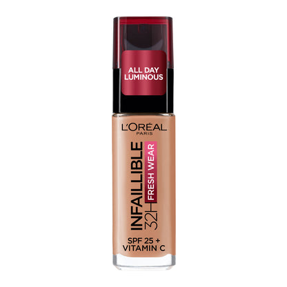 L'Oréal Paris Infallible 32H Fresh Wear Foundation 300 Amber ( SPF25 + Vitamin C )