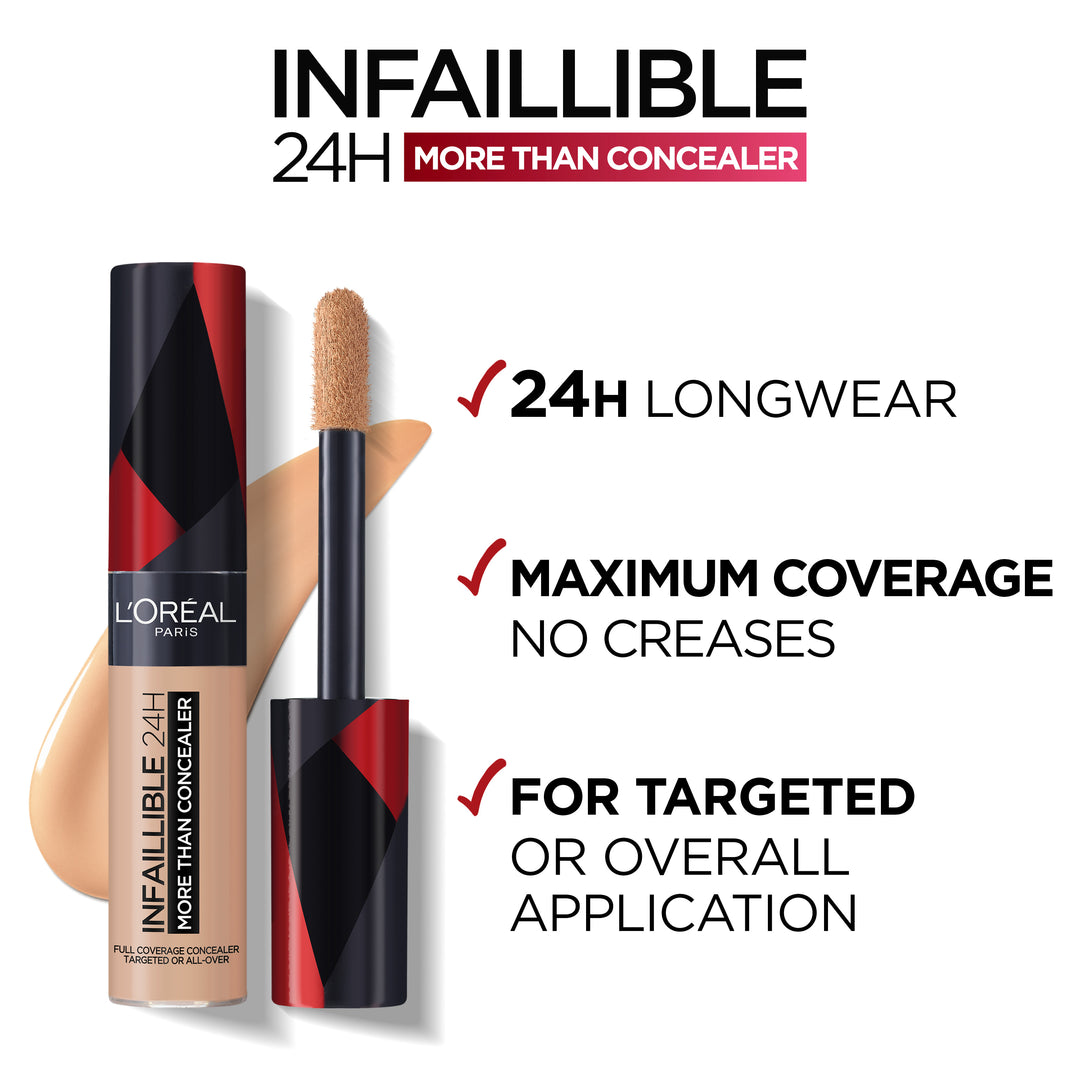 L'Oréal Paris Infallible Full Coverage Wear Waterproof Concealer 327 Cashmere