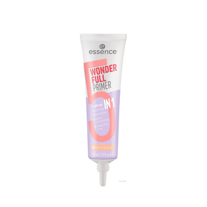 Essence Wonderfull Primer 5 in 1 / SPF30 – Hydrating – Pore Minimizing – Evens Skin Tone