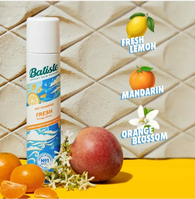 Batiste Dry Shampoo - Fresh Breezy Citrus ( Full Size )