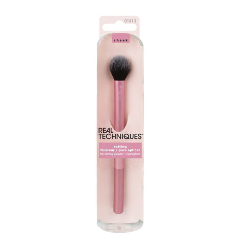 Buy Real Techniques Setting Brush For Powder & Highlighter Get Mini Powder Puff ( Free Gift )