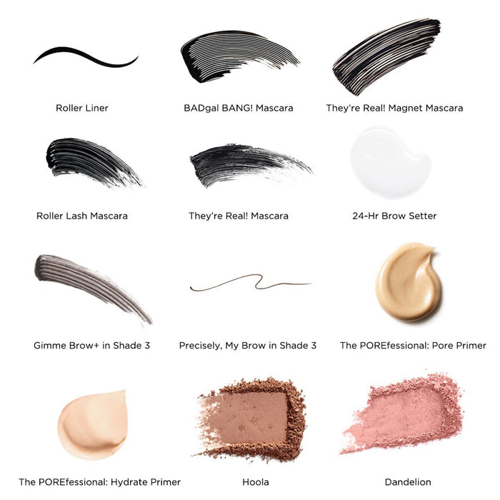 Benefit Advent Calendar Mascara , Primer , Eyebrow , Blush , Bronzer , Eyeliner ( 12 Pcs ) ( Pre-order )