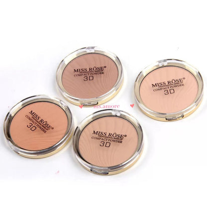 Miss Rose Matte Finish Compact ( Medium Skin ) 02 , 12g ( You Can Use It As Bronzer For Light Skin )