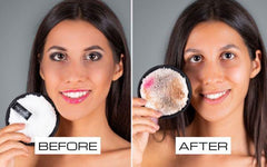 Makeup Remover  Facial Cleansing Sponge 🧼 ( Brown )