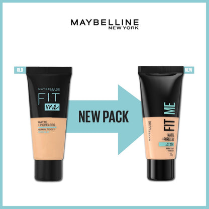 Maybelline Fit Me Matte + Poreless Liquid Foundation Ideal For Normal To Oily Skin 120 Classic Ivory