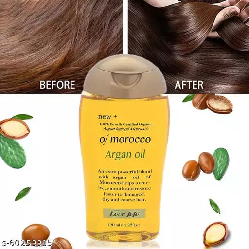 Love JoJo Pure Organic Moroccan Argan Hair Oil (120ML )