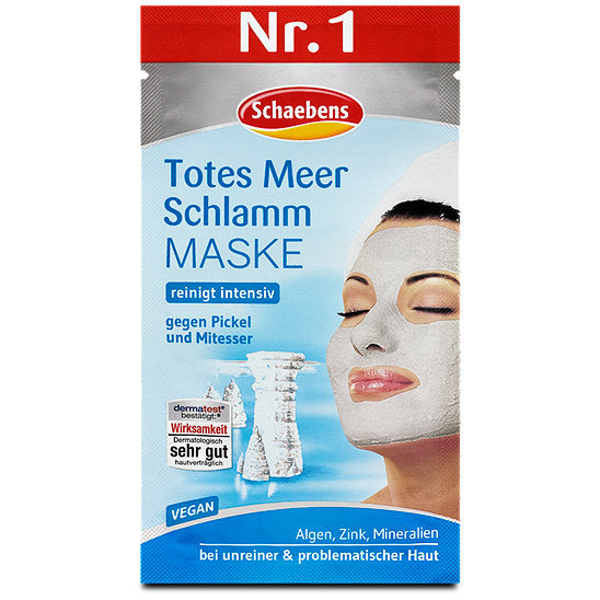 Schaebens Dead Sea Mud Mask
Cleans Intensivel Against Pimples and Blackheads Dermatest Confirmed Effectiveness