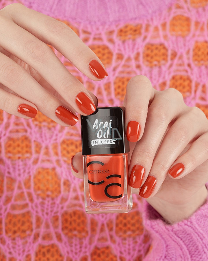 Catrice ICONails Gel Lacquer Acai Oil Infused 83 Orange Is The New Black 10.5ml