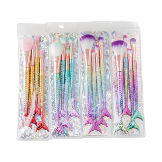 Mermaid Brush Set ( 4 PCS ) ( Random Color )