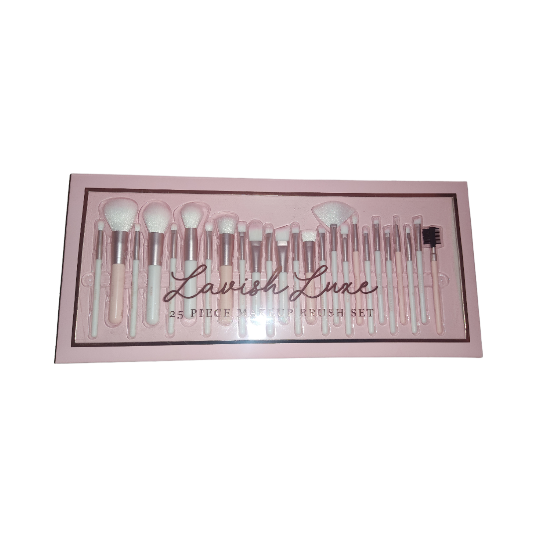 Lavish Luxe 25 Pcs Makeup Brush Set