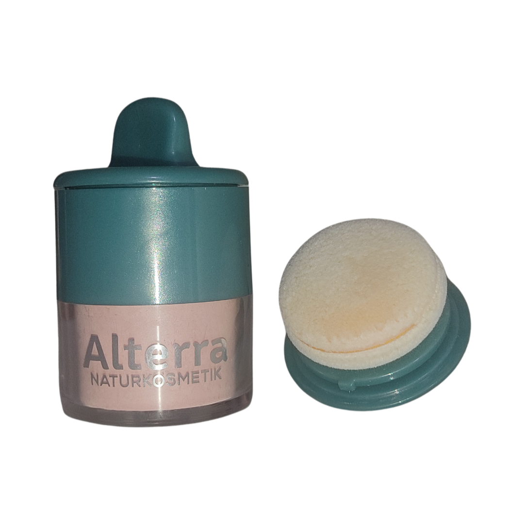 Buy Alterra Fixing Loose Powder With Puff ( Rose / Pink ) ( Mini Size) Get 5 Pcs Capsule Vitamin C