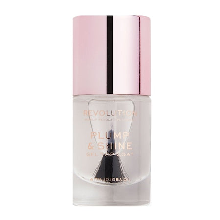 Nail polish Makeup Revolution Plump & Shine Gel Top Coat, 10 ml