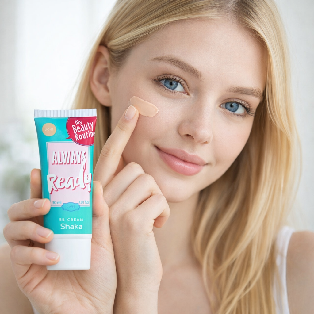 Shaka BB Cream My Beauty Routine Always Ready 30ml ( Light ) بياخد لون الوجه