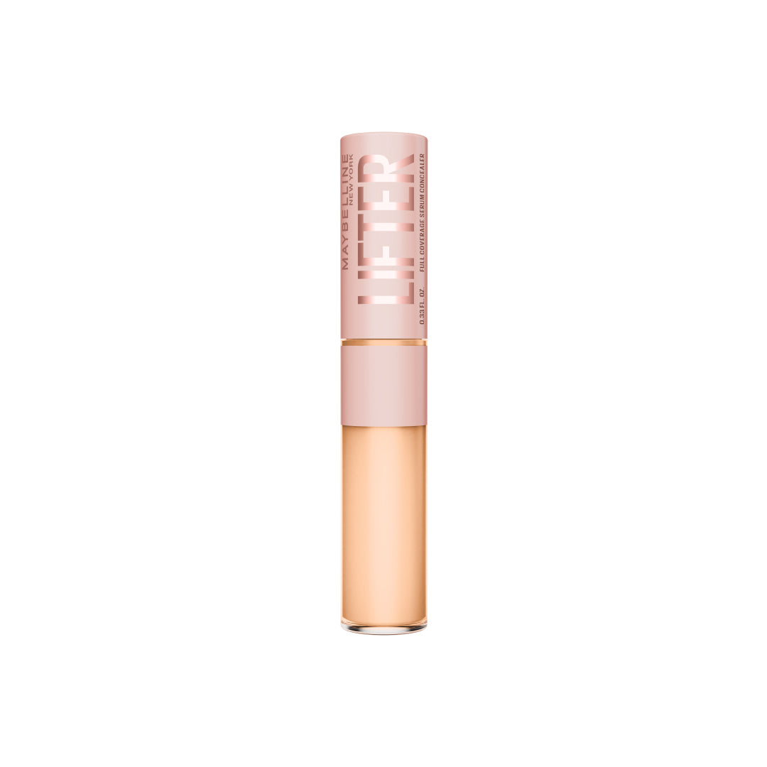 Maybelline Lifter Serum Concealer, Full Coverage, Includes 2% Peptides + Caffeine to Hydrate & Brighten Under Eyes 30