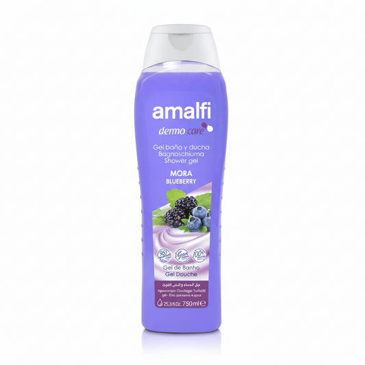 Amalfi Shower Gel Mora Blueberry 🫐 Family Size 750 ml