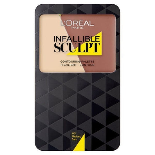 L'Oreal Infallible Sculpt Contouring Palette 03 Medium Dark