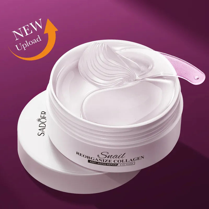 Snail Eye Mask 60 pcs ( ترطيب تحت العين ،  و تخفيف الخطوط )