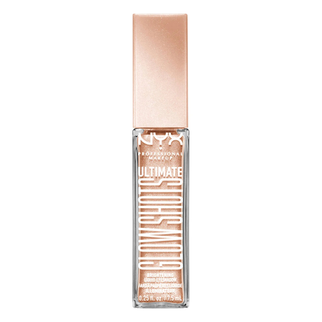 NYX Professional Makeup Ultimate Glow Shots, Brightening Liquid Eyeshadow 05 High-key Lychee