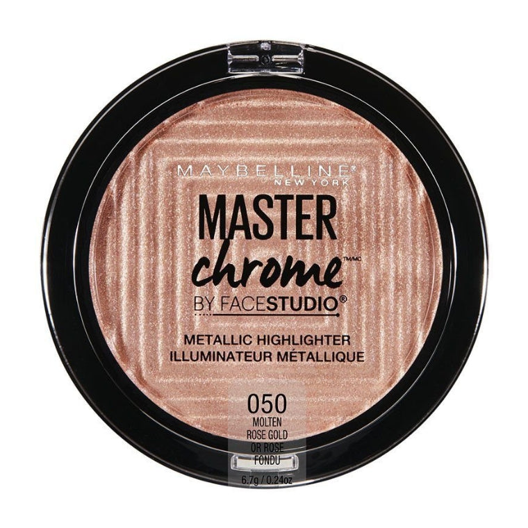 Maybelline Chrome Extreme Intense Metallic Highlighter - 350 Molten Rose Gold