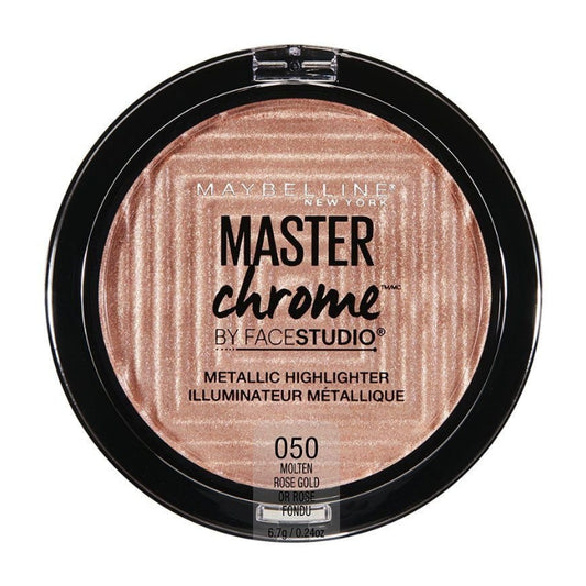 Maybelline Chrome Extreme Intense Metallic Highlighter - 350 Molten Rose Gold