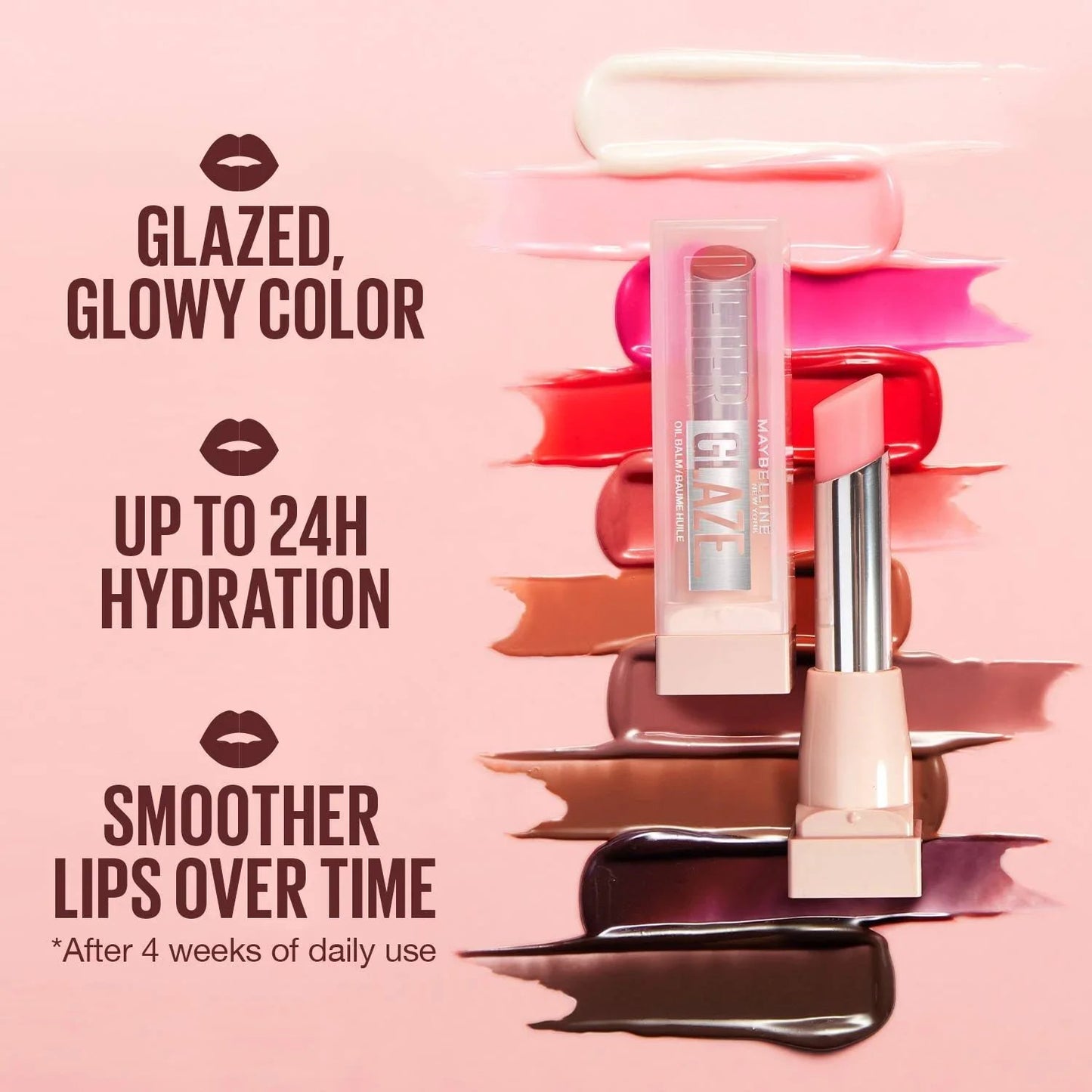 Maybelline Lifter Glaze Tinted Lip Balm Pink Drip