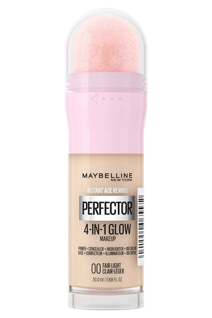 Maybelline Instant Anti Age Perfector 4 In 1 Glow ( Primer , Concealer , Highlighter , BB Cream, Light Foundation )00 Fair Light
