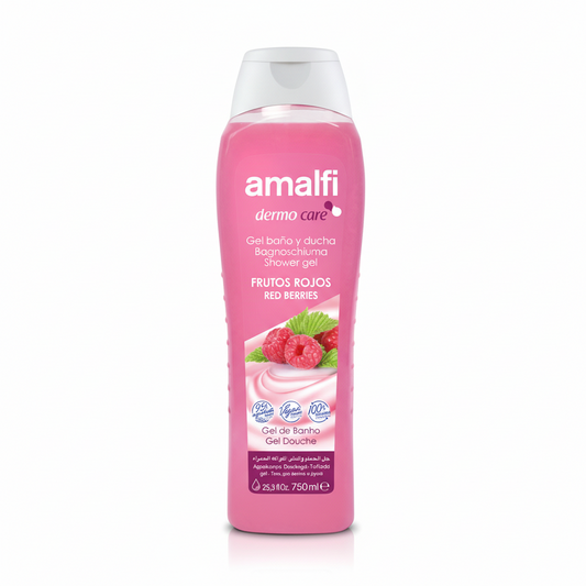 Amalfi Red Berry  Shower Gel  Family Size 750 ml