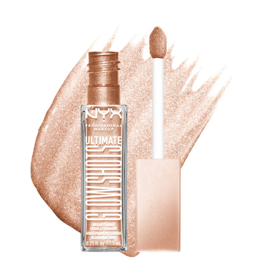 NYX Professional Makeup Ultimate Glow Shots, Brightening Liquid Eyeshadow 05 High-key Lychee