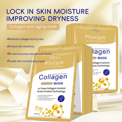 POUQUR Collagen Skin Korean Face Sheet Mask