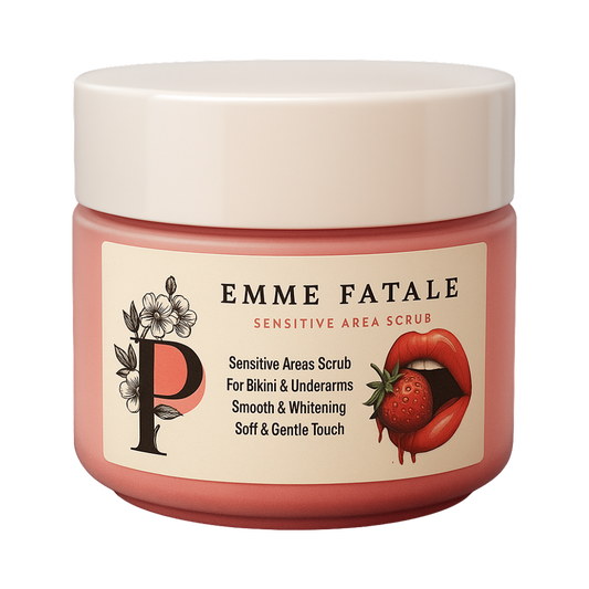 Femme Fatale Strawberry 🍓 Scrub For Sensitive Areas & Underarms
