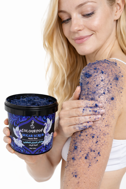 Sugar Scrub Neela Blue النيلة الزرقاء For Body ( Mini Size 250g )