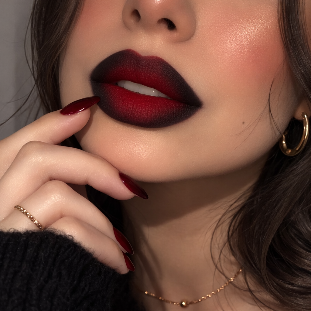 Shaka 107 Black Top Lipstick ( Transfer Color )