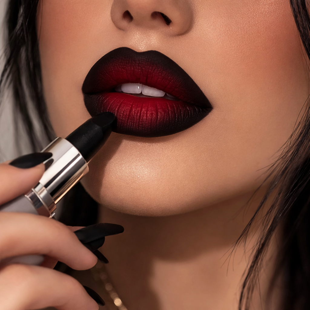 Shaka 107 Black Top Lipstick ( Transfer Color )