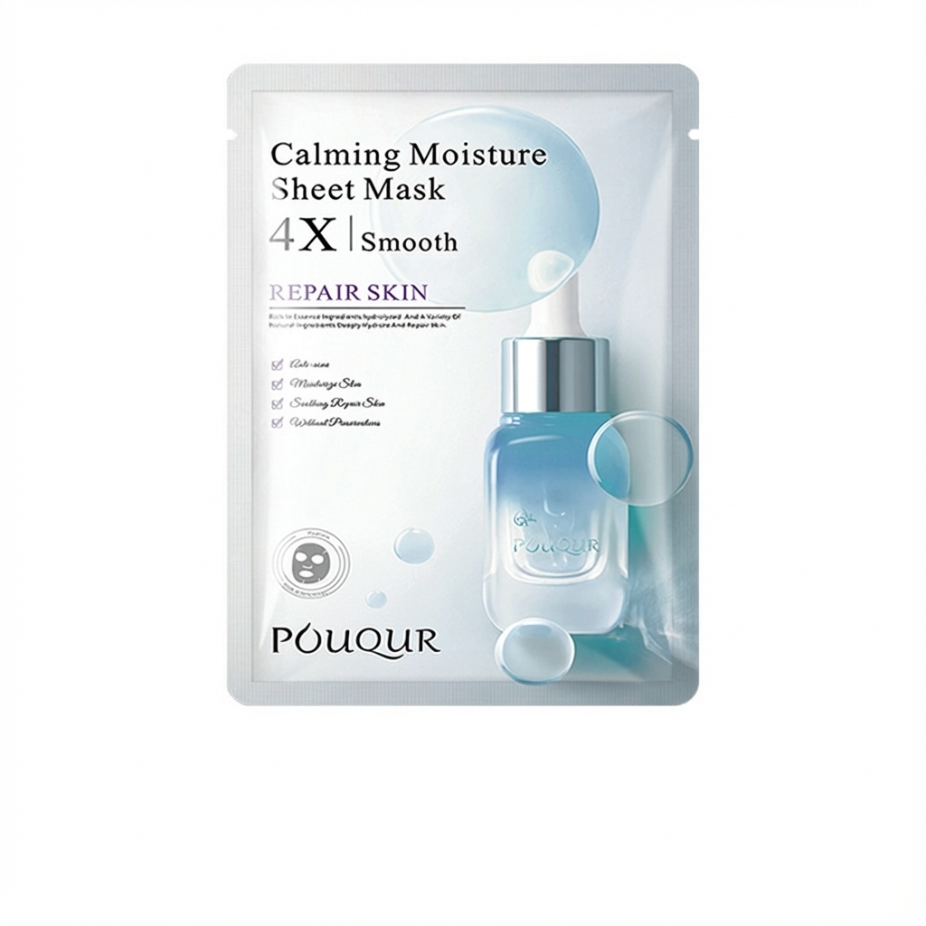 POUQUR Calming Moisture Repair Skin Korean Face Sheet Mask