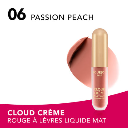 Bourjois Cloud Crème Matte Lipstick 06 Passion Peach