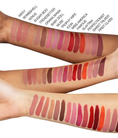 Huda Beauty Liquid Matte Lipstick Bombshell Free Saint Germain Lip Liner C36