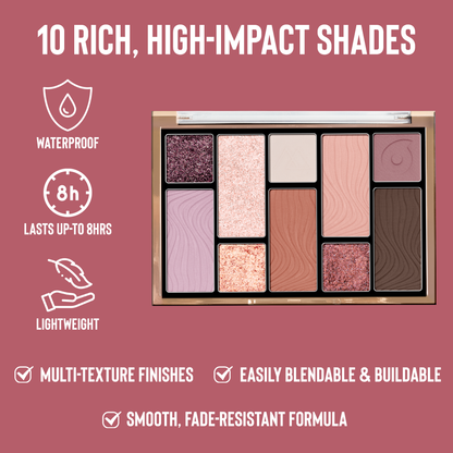 Character 10 Color Eyeshadow Palette CEP001